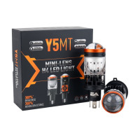 Bi-LED линзы Chevrolet Lacetti (Седан / Универсал) 2004-2013 H4 Y5MT ближний/дальний свет (40/55W 8000Lm 5000K) / Шевроле Лачетти (комплект 2 шт.)