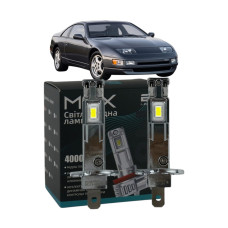 LED лампы Nissan 300 ZX 1989-1997 H1 M6X дальний свет (4000Lm 5500K) / Ниссан 300 Zx (комплект 2 шт.)