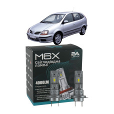 LED лампы Nissan Almera Tino 2000- H7 M6X дальний свет (4000Lm 5500K) / Ниссан Альмера Тино (комплект 2 шт.)