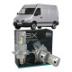 LED лампы Nissan Interstar 2002- H4 M6X ближний/дальний свет (4000Lm 5500K) / Ниссан Интерстар (комплект 2 шт.)
