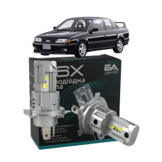 LED лампи Nissan Primera (P10) 1990-1998 H4 M6X ближнє/дальнє світло (4000Lm 5500K) / Ніссан Прімера P10 (комплект 2 шт.)