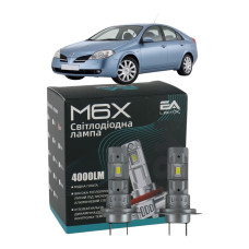 LED лампи Nissan Primera (P12) 2002- H7 M6X ближнє світло (4000Lm 5500K) / Ніссан Прімера P12 (комплект 2 шт.)