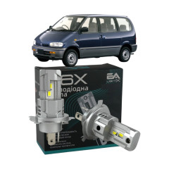 LED лампы Nissan Serena 1992- H4 M6X ближний/дальний свет (4000Lm 5500K) / Ниссан Серена (комплект 2 шт.)
