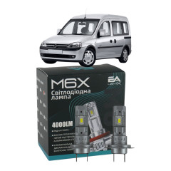 LED лампи Opel Combo Tour 2001- H7 M6X ближнє світло (4000Lm 5500K) / Опель Комбо Тур (комплект 2 шт.)
