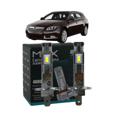 LED лампы Opel Insignia 2008- H1 M6X ближний свет (4000Lm 5500K) / Опель Инсигния (комплект 2 шт.)