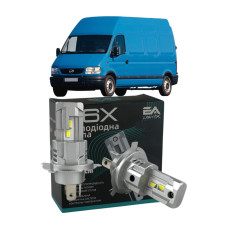 LED лампы Opel Movano 1998-2003 H4 M6X ближний/дальний свет (4000Lm 5500K) / Опель Мовано (комплект 2 шт.)