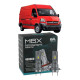 LED лампы Opel Movano 2004- H7 M6X ближний свет (4000Lm 5500K) / Опель Мовано (комплект 2 шт.)