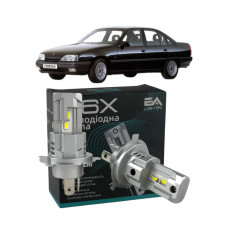 LED лампы Opel Omega A 1986-1994 H4 M6X ближний/дальний свет (4000Lm 5500K) / Опель Омега А (комплект 2 шт.)