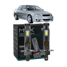 LED лампы Opel Omega B 1994-2003 H1 M6X ближний свет (4000Lm 5500K) / Опель Омега B (комплект 2 шт.)