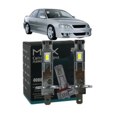 LED лампы Opel Omega B 1994-2003 H1 M6X дальний свет (4000Lm 5500K) / Опель Омега B (комплект 2 шт.)