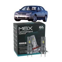 LED лампи Opel Vectra C 2002-2008 H7 M6X ближнє світло (4000Lm 5500K) / Опель Вектра C (комплект 2 шт.)