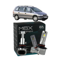 LED лампы Opel Zafira A 1999-2005 HB3 M6X дальний свет (4000Lm 5500K) / Опель Зафира А (комплект 2 шт.)
