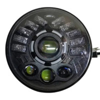 Противотуманная фара 7" (ВАЗ 2101 2121–21213 Нива УАЗ ГАЗ) LED белый свет ближний луч  (03314)