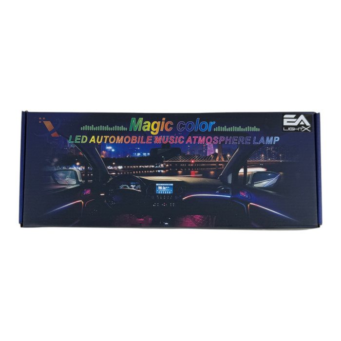 Контурная LED подсветка салона авто EA Light X Magic 22 в 1 RGB (управление со смартфона)