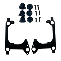 Переходные рамки Audi Q5 / Q5L Рестайл (2021-2022) ближний свет под линзы 3.0" Hella 3R / Bi-LED (Комплект) TC-HH-68