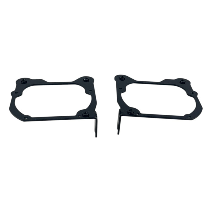 Переходные рамки Audi Q5 / Q5L Рестайл (2021-2022) дальний свет под линзы 3.0" Hella 3R / Bi-LED (Комплект) TC-HH-69