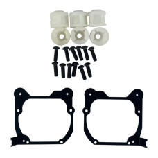 Перехідні рамки Audi Q5 / Q5L Рестайл (2021-2022) дальнє світло під лінзи 3.0" Hella 3R / Bi-LED (Комплект) TC-HH-69