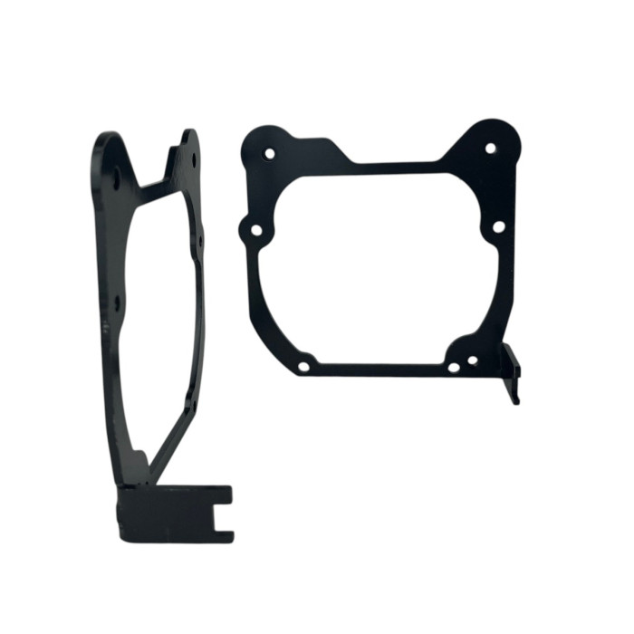 Переходные рамки Audi Q5 / Q5L Рестайл (2021-2022) дальний свет под линзы 3.0" Hella 3R / Bi-LED (Комплект) TC-HH-69