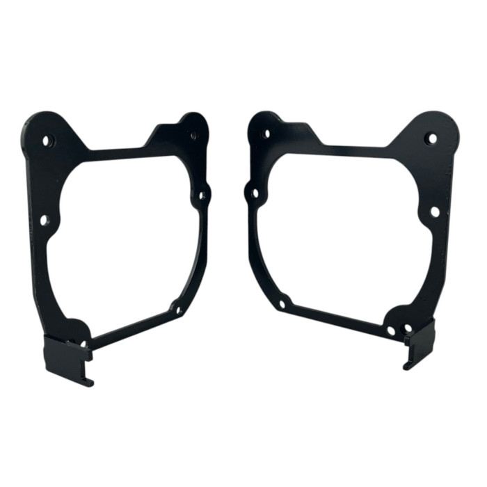 Переходные рамки Audi Q5 / Q5L Рестайл (2021-2022) дальний свет под линзы 3.0" Hella 3R / Bi-LED (Комплект) TC-HH-69