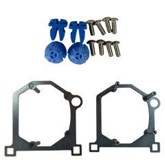 Перехідні рамки Lexus ES (2015-2017) для LED фар під лінзи 3.0" Hella 3R / Bi-LED (Комплект) YT-HL-132