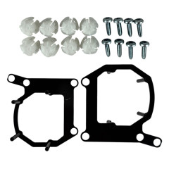 Перехідні рамки ближнього світла для заміни лінз Peugeot 208 (LED оптика) на 3.0" Bi-LED/Xenon