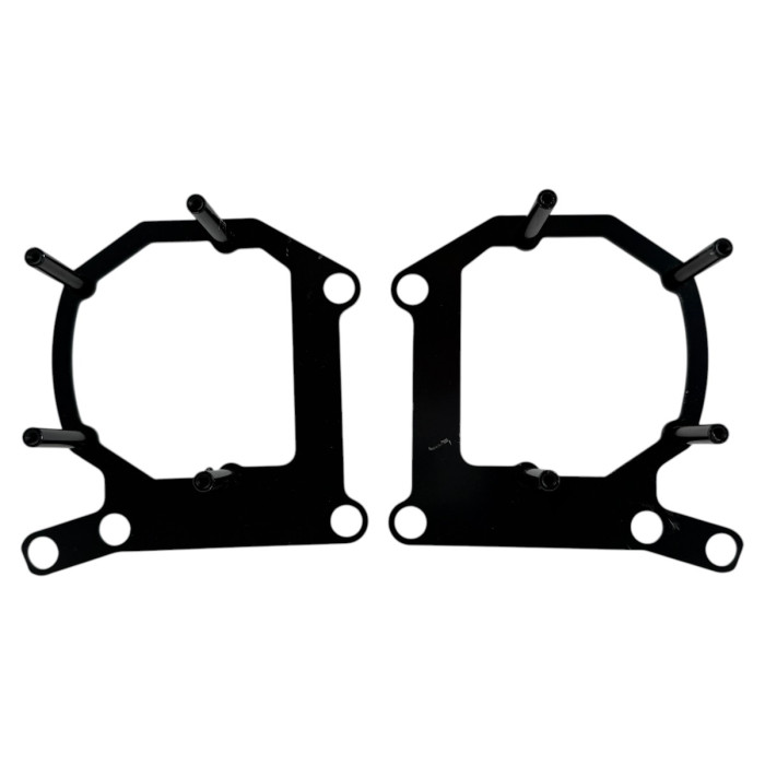 Переходные рамки ближнего света для замены линз Peugeot 208 (LED оптика) на 3.0" Bi-LED/Xenon