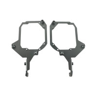 Перехідні рамки для лінз у секцію ДАЛЬНЬОГО світла Mercedes S-Class W221 Рестайлінг (2010-2013) під Hella 3R / Bi-LED 3.0" (Комплект) YT-BZ-03