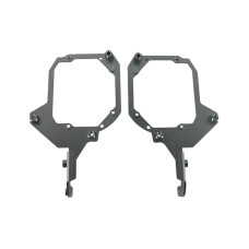 Перехідні рамки для лінз у секцію ДАЛЬНЬОГО світла Mercedes S-Class W221 Рестайлінг (2010-2013) під Hella 3R / Bi-LED 3.0" (Комплект) YT-BZ-03