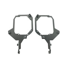 Перехідні рамки для лінз у секцію ДАЛЬНЬОГО світла Mercedes S-Class W221 Рестайлінг (2010-2013) під Hella 3R / Bi-LED 3.0" (Комплект) YT-BZ-03