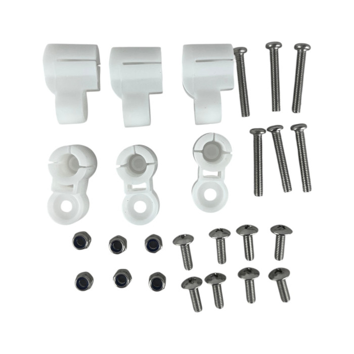 Переходные рамки для линз в секцию ДАЛЬНЕГО света Mercedes S-Class W221 Рестайлинг (2010-2013) под Hella 3R / Bi-LED 3.0" (Комплект) YT-BZ-03