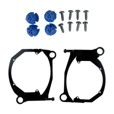 Перехідні рамки для заміни лінз Audi A6 2013 / Audi A6L C7 (без необхідності відкривати лінзу фари) під Hella 3R / Bi-LED 3.0" (Комплект) TC-JF-128