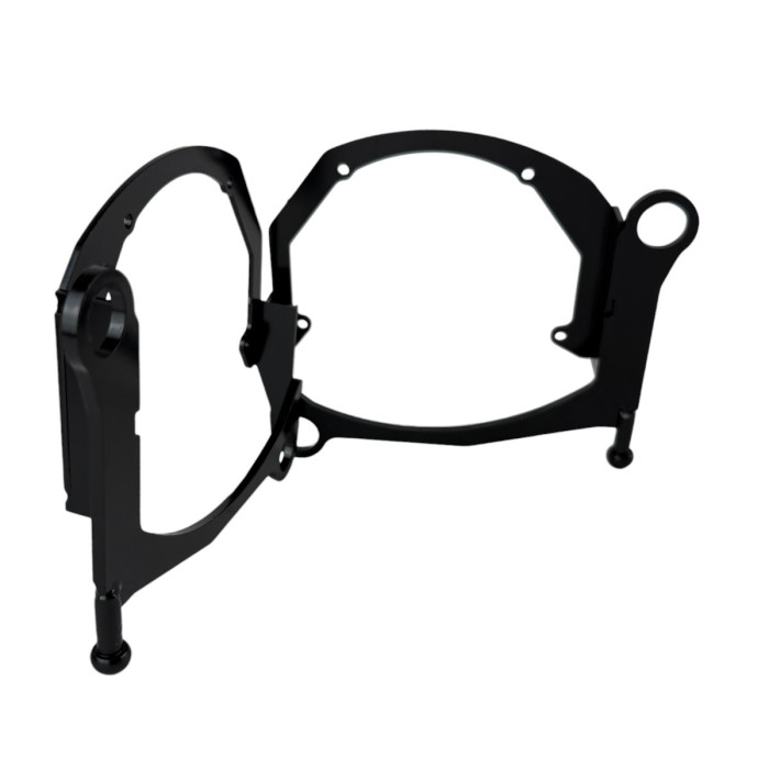 Перехідні рамки для заміни лінз Audi A6 2013 / Audi A6L C7 (без необхідності відкривати лінзу фари) під Hella 3R / Bi-LED 3.0" (Комплект) TC-JF-128