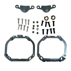 Перехідні рамки для заміни лінз Audi A6L 2005-2011 high configuration / A8L 2004-2010 / Mercedes-Benz R-Class 2006-2008 під Hella 3R / Bi-LED 3.0" (Комплект) YT-HL-21
