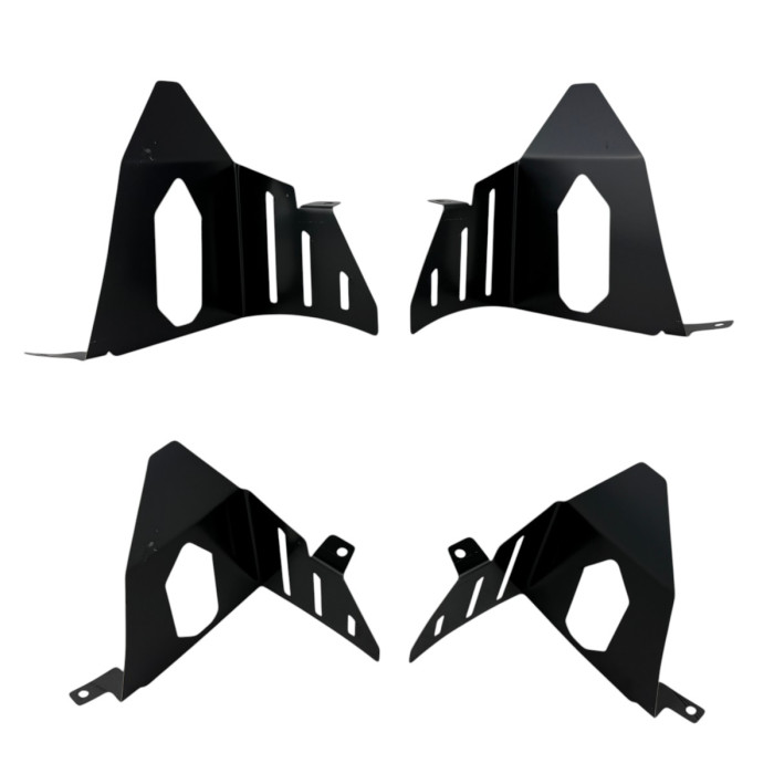 Перехідні рамки для заміни лінз Audi A6L C8 під Hella 3R / Bi-LED 3.0" (Комплект) TC-JF-268