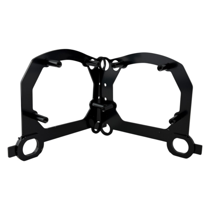 Перехідні рамки для заміни лінз Audi A6L C8 під Hella 3R / Bi-LED 3.0" (Комплект) TC-JF-268