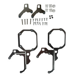 Рамки лінз Lexus GX470 (04-09) Квадро (4 лінзи) Hella 3R / Перехідні для заміни Bi-LED (Комплект) YT-HL-18