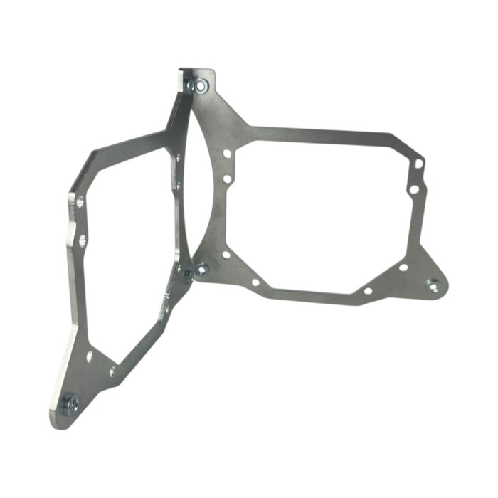 Перехідні рамки для заміни лінз Mercedes GLA X156 (2015-2018) Галоген під Hella 3R / Bi-LED 3.0" (Комплект) YT-HL-93