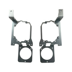 Перехідні рамки для заміни лінз Mitsubishi Outlander 3 Рестайлінг (2015-2021) ГАЛОГЕН під Hella 3R / Bi-LED 3.0" (Комплект) YT-HL-102