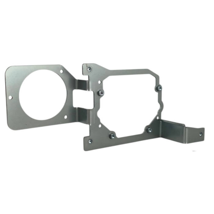 Переходные рамки для замены линз Mitsubishi Outlander 3 Рестайлинг (2015-2021) ГАЛОГЕН под Hella 3R / Bi-LED 3.0" (Комплект) YT-HL-102