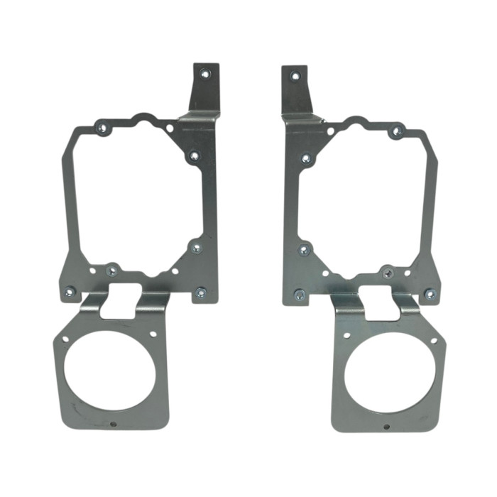 Переходные рамки для замены линз Mitsubishi Outlander 3 Рестайлинг (2015-2021) ГАЛОГЕН под Hella 3R / Bi-LED 3.0" (Комплект) YT-HL-102