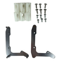 Перехідні рамки для заміни лінз Volkswagen Tiguan 2010-2012 (базова комплектація, галогенові фари) під Hella 3R / Bi-LED 3.0" (Комплект) YT-HL-231