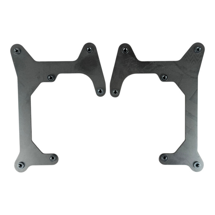 Перехідні рамки для заміни лінз Volkswagen Tiguan 2013-2016 (галогенові фари, монтаж з задньої частини корпусу фари) під Hella 3R / Bi-LED 3.0" (Комплект) YT-HL-245