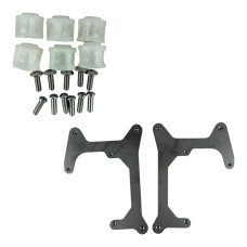 Перехідні рамки для заміни лінз Volkswagen Tiguan 2013-2016 (галогенові фари, монтаж з задньої частини корпусу фари) під Hella 3R / Bi-LED 3.0" (Комплект) YT-HL-245