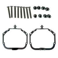 Рамки линз Ford Mondeo / Lincoln MKZ (17-19) Для адаптивных LED фар (AFS) / Переходные Hella 3R 3.0" YT-HL-253