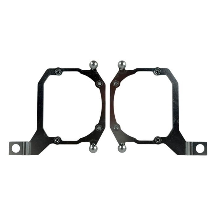 Рамки линз Jeep Compass (от 2017 г.в.) / Переходные адаптеры Hella 3R 3.0" (Комплект) YT-HL-63