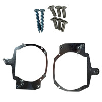 Рамки линз Land Rover Discovery Sport (Базовые фары) / Переходные Hella 3R 3.0" для замены (Комплект) YT-JF-41