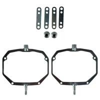 Рамки лінз Land Rover Evoque AFS 2011-2015 (3.0" Hella 3R Bi-LED) — перехідні адаптери для заміни оптики YT-JL-08