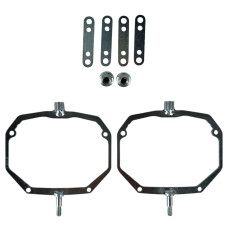 Рамки линз Land Rover Evoque AFS 2011-2015 (3.0" Hella 3R Bi-LED) — переходные адаптеры для замены оптики YT-JL-08