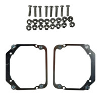 Рамки линз Nissan Tiida (19-21) Вместо LED фар / Переходные Hella 3R 3.0" (Комплект) TC-HL-308