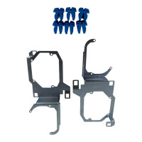 Рамки линз Toyota Land Cruiser 200 (16-18) дальнего света (LED) / Переходные Hella 3R 3.0" TC-YT-03